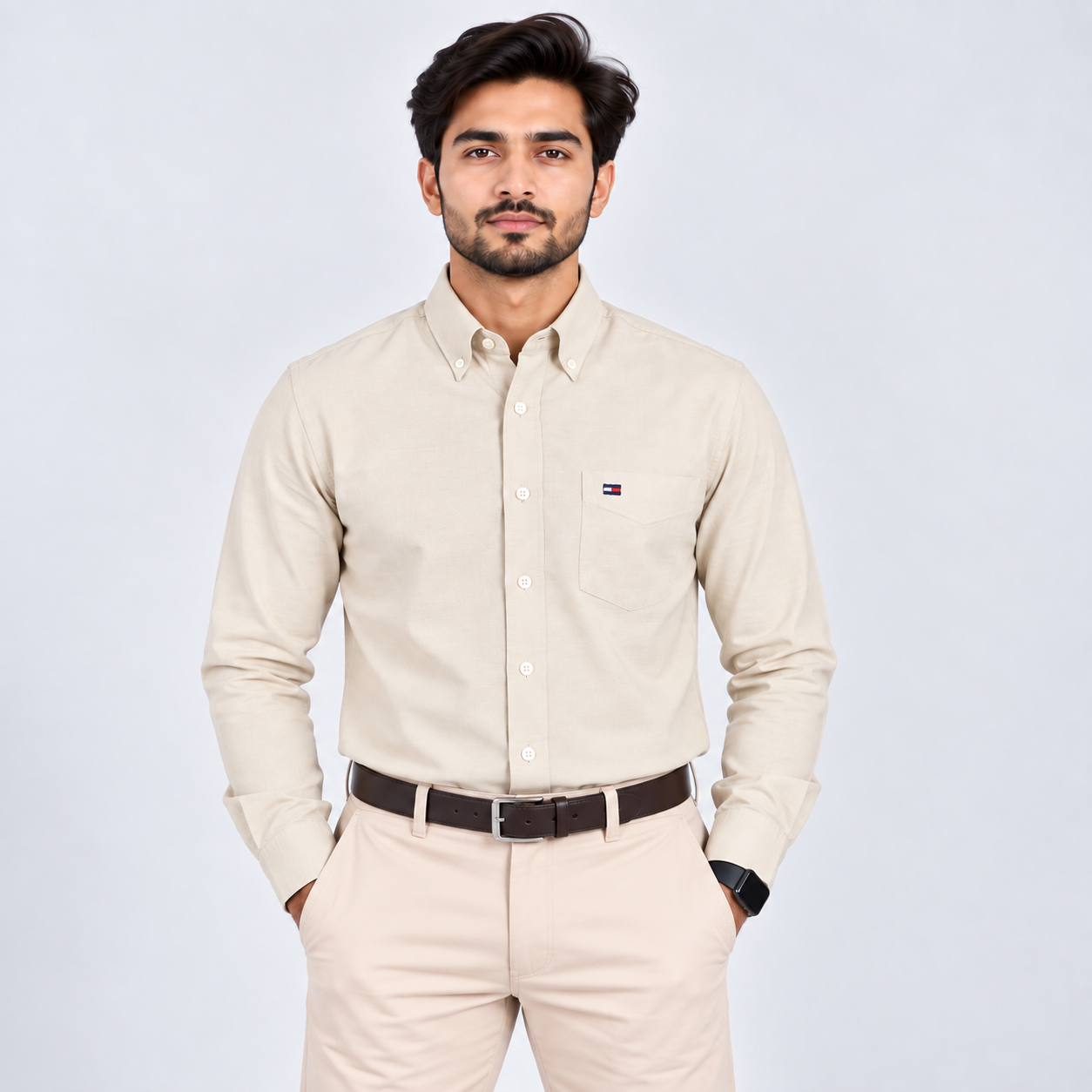 PREMIUM SHIRT- Biscuit Color